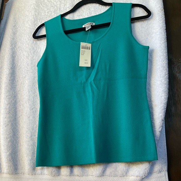 Chico’s Apparel Lucie 3 Sleeveless Knit Oasis; NWT; M/8 - Picture 2 of 12